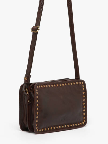 Cross Body Tas Leather Leder Biba Bruin leather RAL1L ander zicht 1